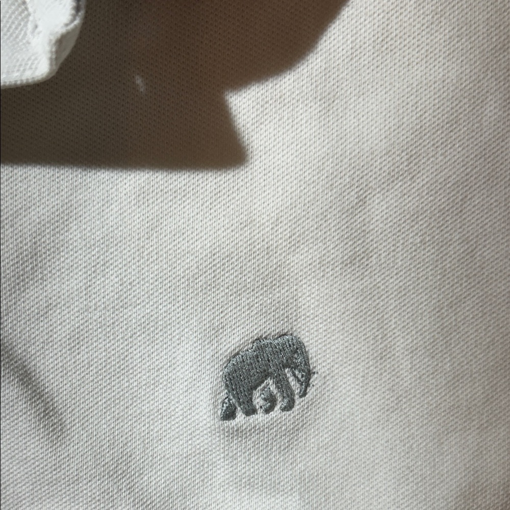 Banana Republic Cream Polo with Blue Accents - Picture 3 of 5